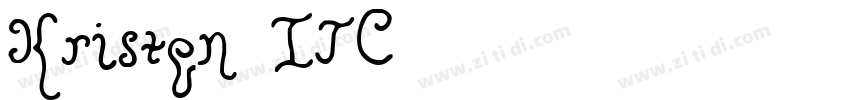 Kristen ITC字体转换